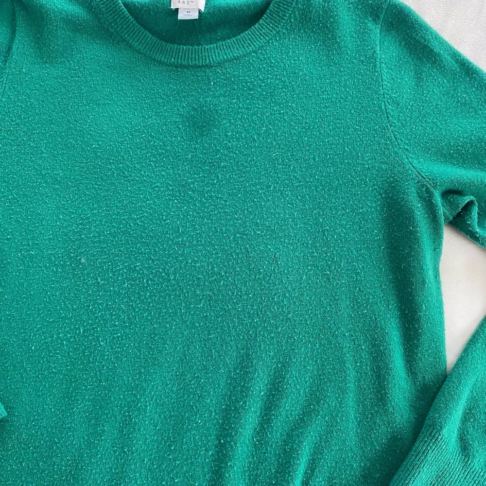 A New Day Green Crew Neck Sweater - Picture 4 of 6